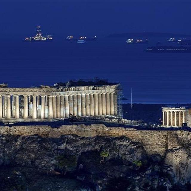 A Romantic Dinner with Acropolis View
