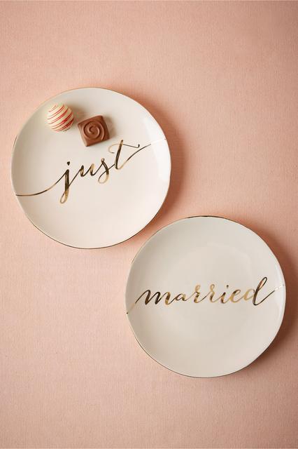 Just Married Dessert Plates (2)