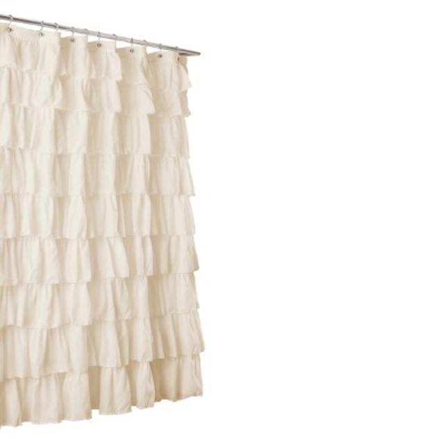 Lush Décor Large Ruffle Shower Curtain product details page