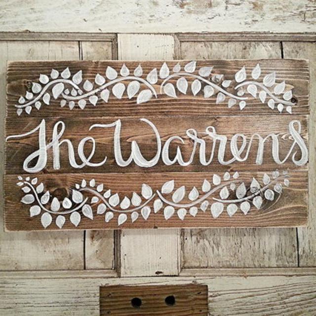 Rustic Home Decor | Last Name Sign | Custom Order