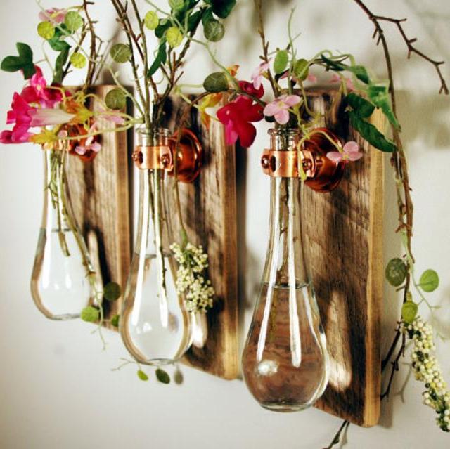 Teardrop Bottles Wall Decor