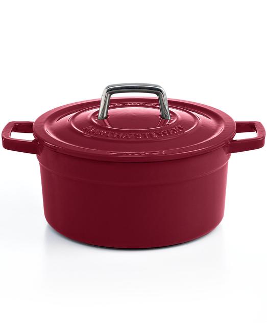 Martha Stewart Collection Collectors Enameled Cast Iron 3 Qt. Round Casserole