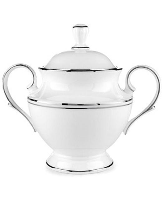 Lenox Federal Platinum Covered Sugar Bowl
