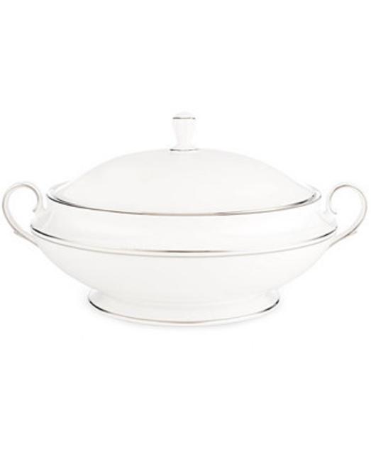 Lenox Federal Platinum Covered Vegetable Bowl