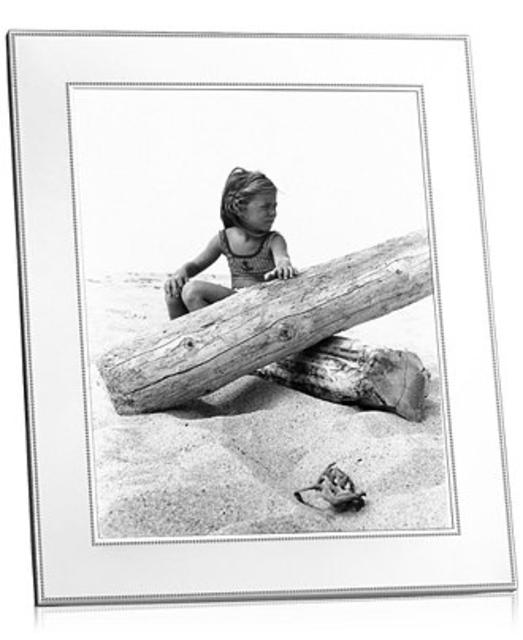 Martha Stewart Collection Picture Frame, Silver Bead 8" x 10"