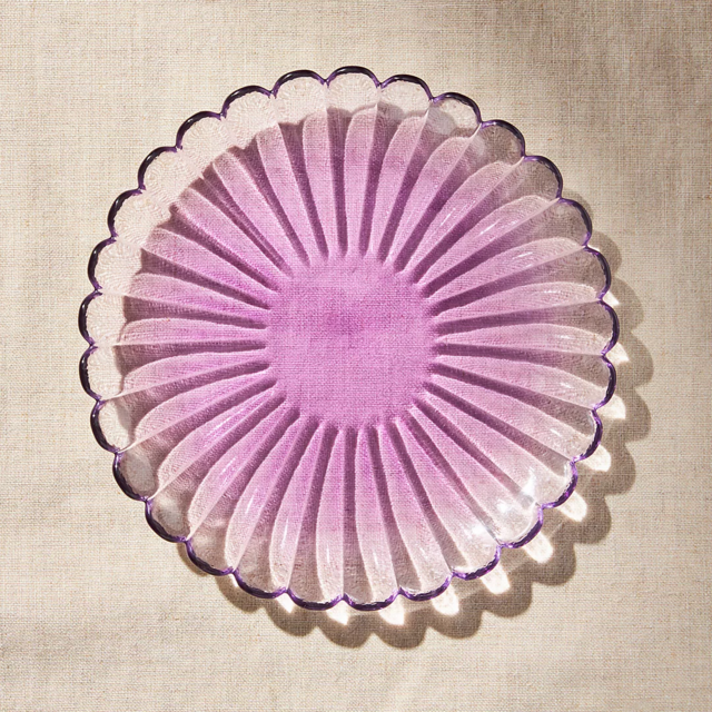 Glinda Glass Dessert Plate