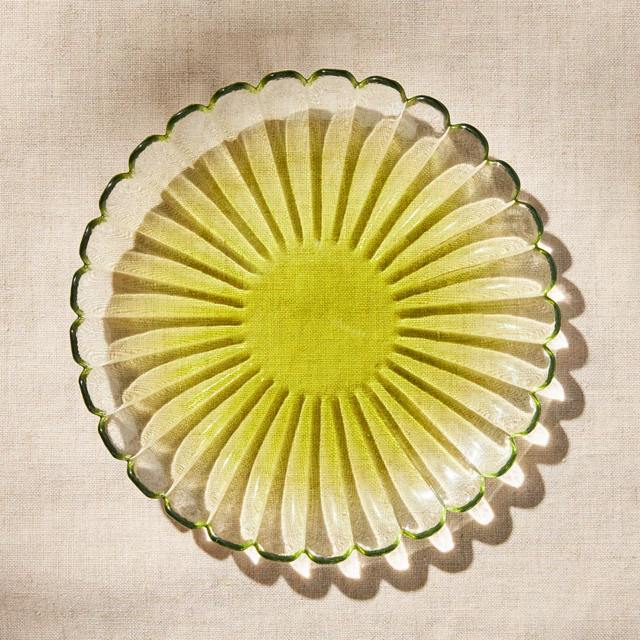 Glinda Glass Dessert Plate