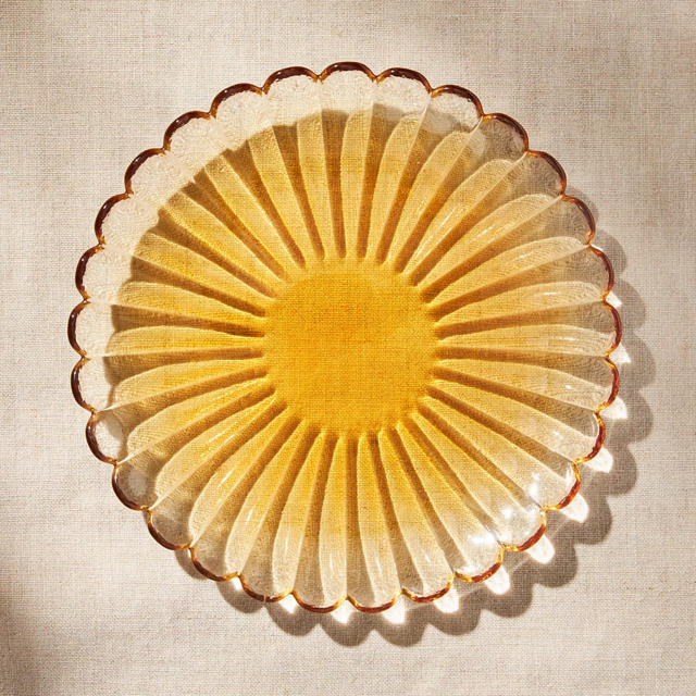 Glinda Glass Dessert Plate