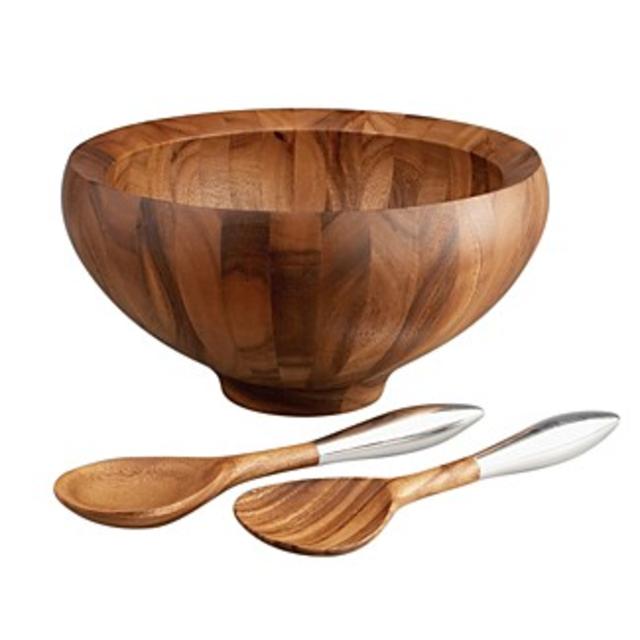 Nambé "Yaro" Salad Bowl Set