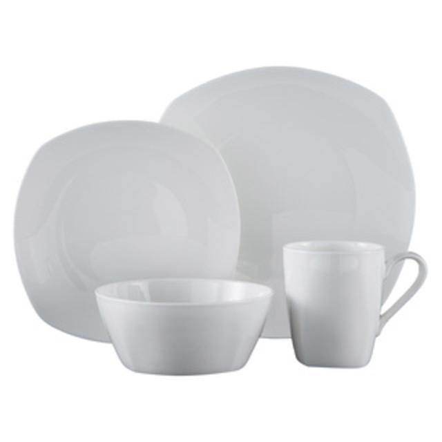 Roscher 32-piece Kelsey Soft-square Bone China Dinnerware Set