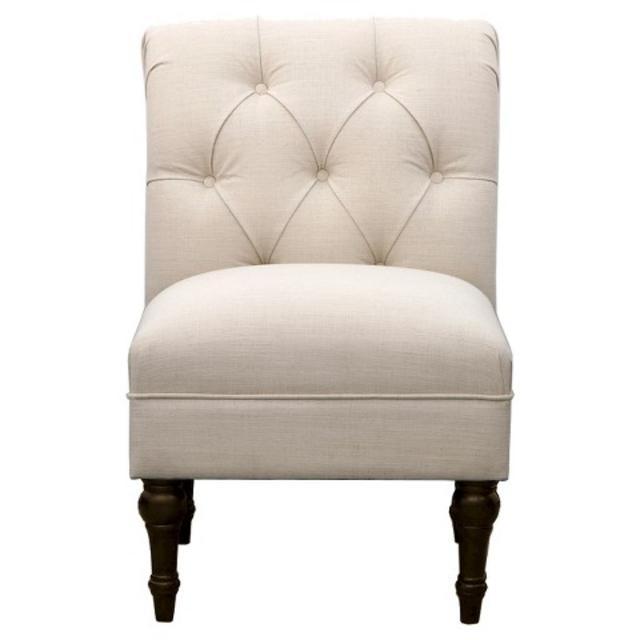 Cream Threshold™ Tufted Back Slipper Chair product details page