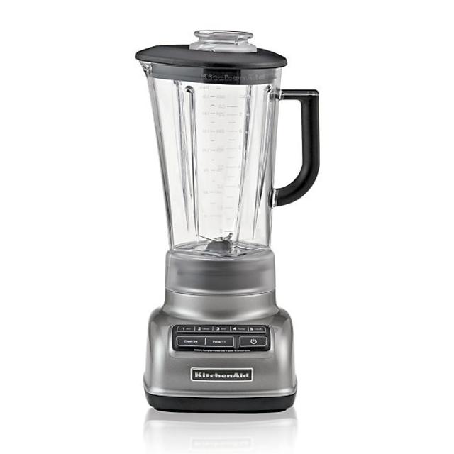 Crate & Barrel KitchenAid ® 5-Speed Contour Silver Diamond Vortex Blender
