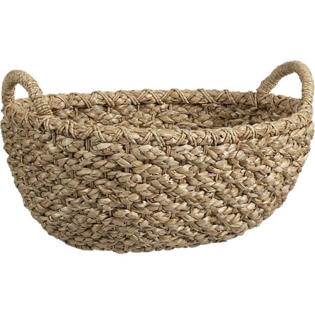Crate & Barrel Emlyn Oval Basket