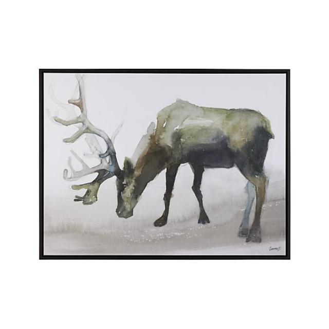 Crate & Barrel Woodland Friend Print
