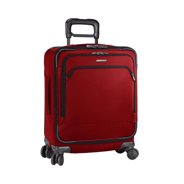 Bloomingdales Briggs & Riley Transcend 3.0 International Carry On Wide Body Spinner - Crimson Red