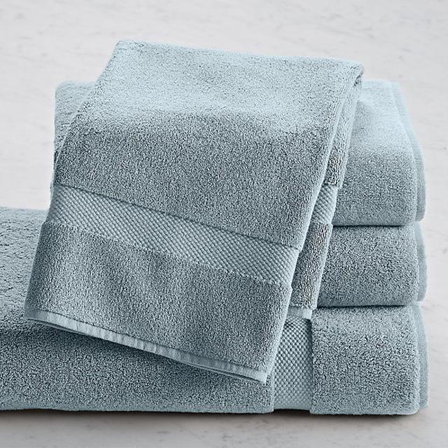 Restoration Hardware 802-Gram Turkish Hand Towel - Cerulean