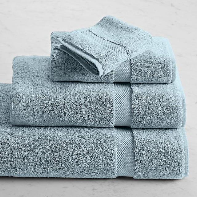 Restoration Hardware 802-Gram Turkish Washcloth - Cerulean