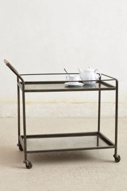 Anthropologie Mercury Bar Cart