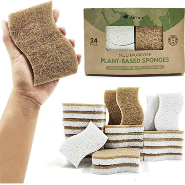 AIRNEX Biodegradable Sponges - 24 pack