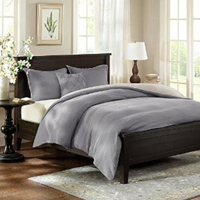 Harbor House Duvet Cover Mini Set, King, Grey