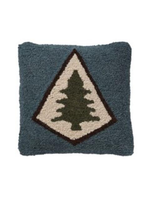 Pine Lodge Hooked Pillow