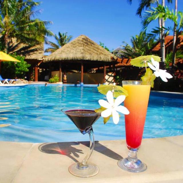 Cocktails by the pool