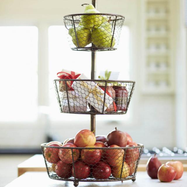 Epergne Tiered Wire Basket