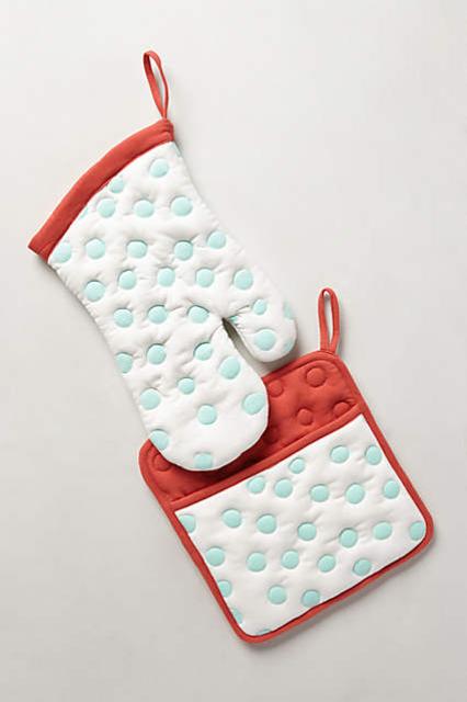 Polka Dotted Potholder