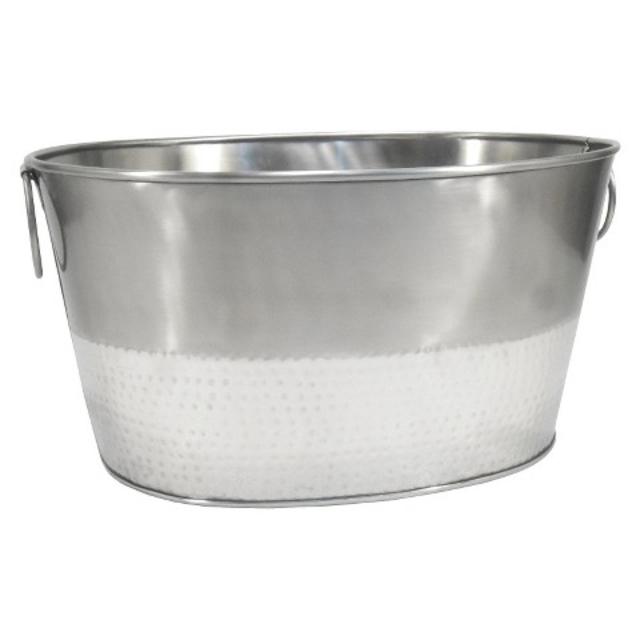 Threshold™ Hammered Metal Oval Beverage Tub
