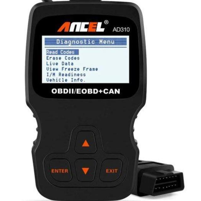 ANCEL AD310 Classic Enhanced Universal OBD II Scanner Car Engine Fault Code Reader CAN Diagnostic Scan Tool-Black