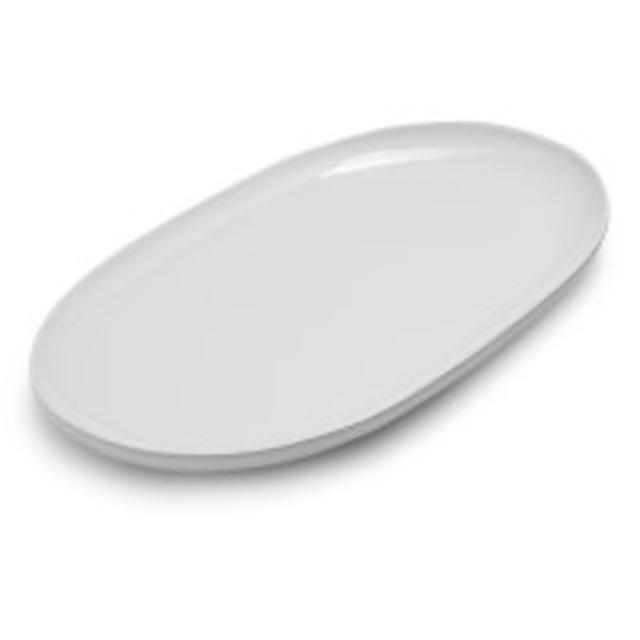 Italian Whiteware Round Cheese/Serving Platter