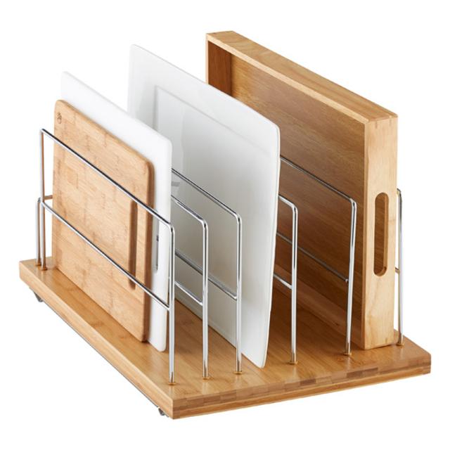 Bamboo 14" Roll-Out Kitchenware Divider