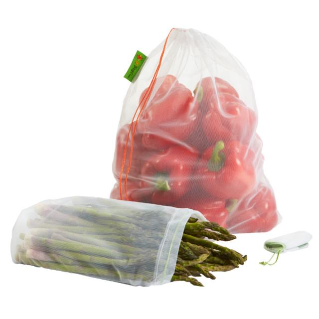 White Reusable Produce Bags