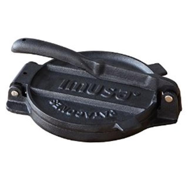 IMUSA, VICTORIA-85008, Cast Iron Tortilla Press, Black, 8-Inches