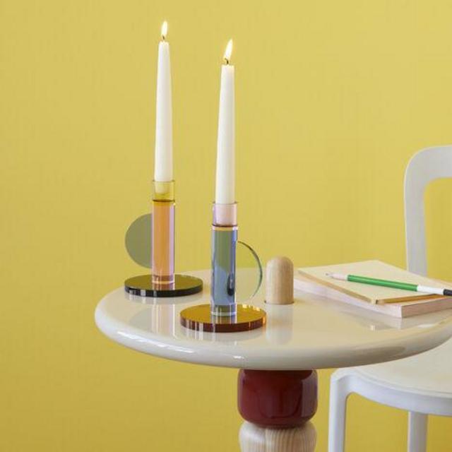 Astro Crystal Candlestick Holder