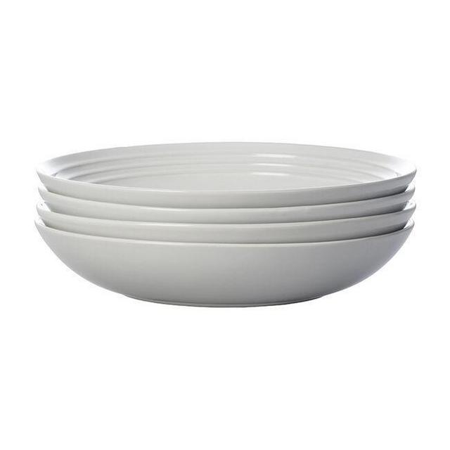Le Crueset - Pasta Bowls, Set of 4 (Color: White)