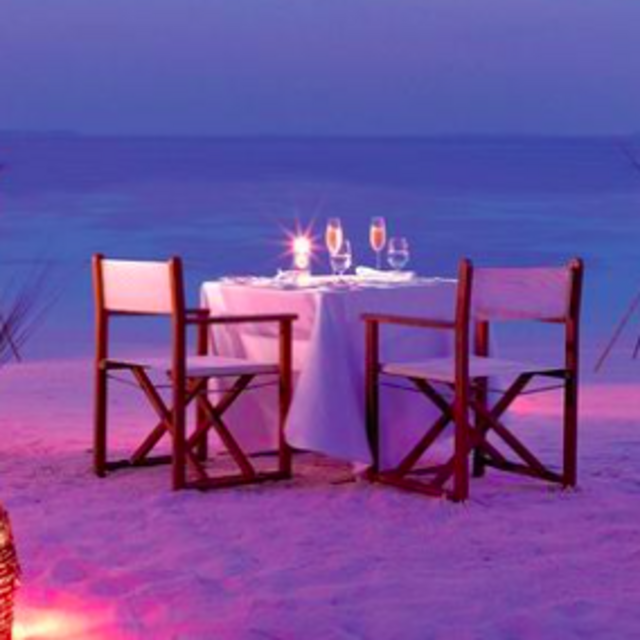 Dinner For Two on the Beach