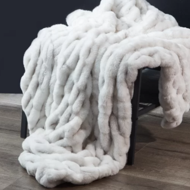 Fabian Faux Fur Throw