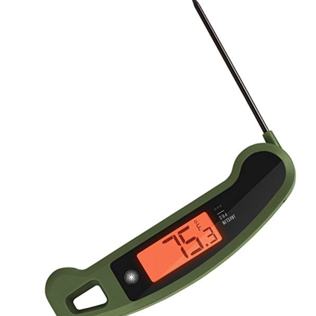 Lavatools Javelin PRO Duo Limited Edition 001 Ambidextrous Backlit Instant Read Digital Meat Thermometer (Olive Drab)