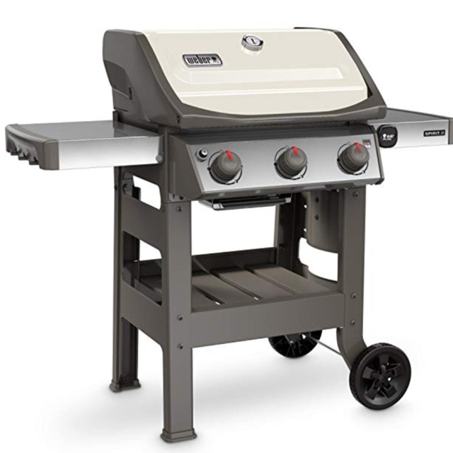 Weber 45060001 Spirit II E-310 Ivory LP Outdoor Gas Grill