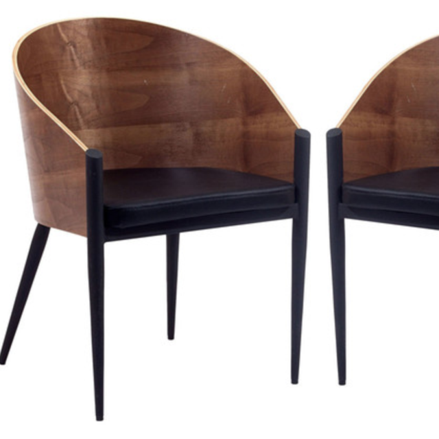 Cooper Dining Chairs, Set of 2, Walnut