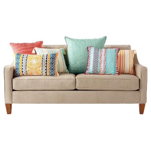 Product description page - Oversized Lumbar Embroidered Global Throw Pillow - Threshold™