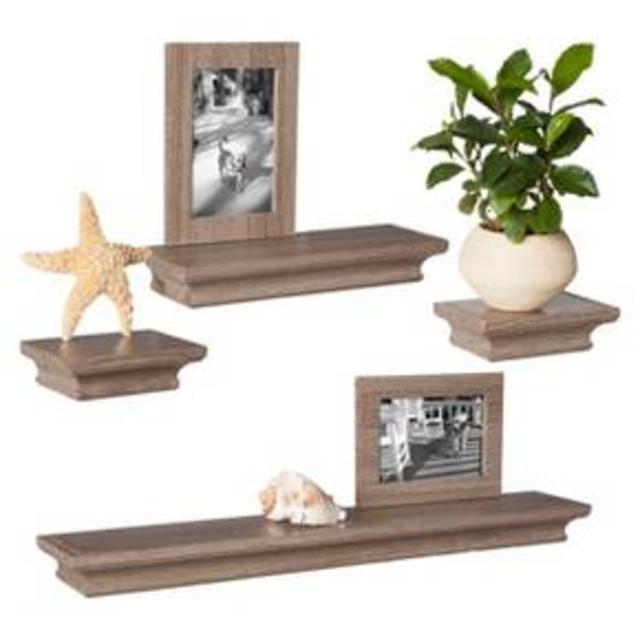 Threshold™ Traditional Shelf and Frame Set of 6 - Graywash