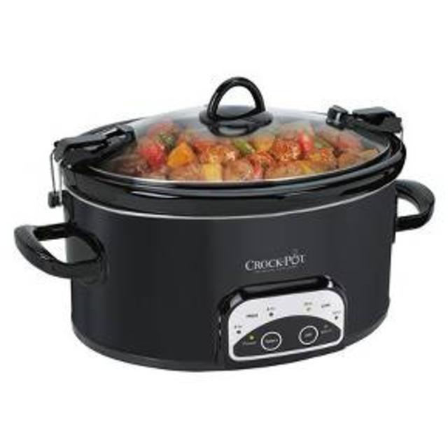 Crock-Pot® Programmable 6 Qt. Slow Cooker - Black SCCPVL605-B-A