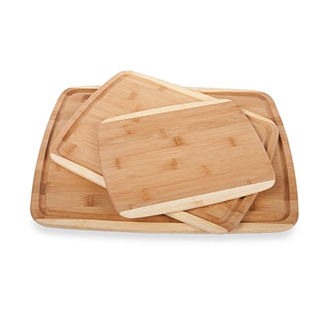 3-Piece Bamboo Cutting Board Set