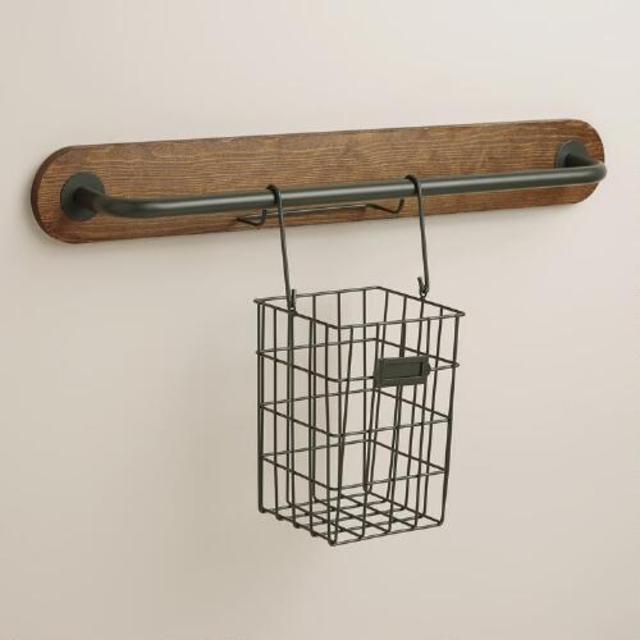 Wire Modular Kitchen Wall Storage Cooking Utensil Caddy