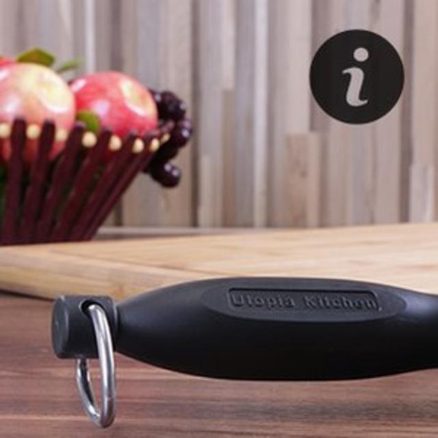 10-inch Rod Knife Sharpening Steel by Utopia Kitchen