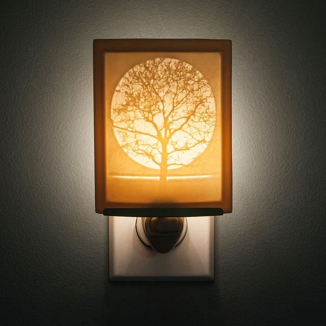 Midnight Moon Lithopane Nightlight