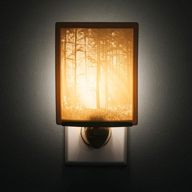 Woodland Sunbeams Lithopane Nightlight
