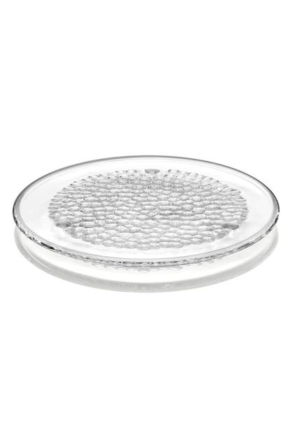 'Pearl' Round Lead Crystal Platter
